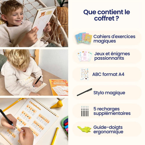 Cahiers d'exercices magiques
