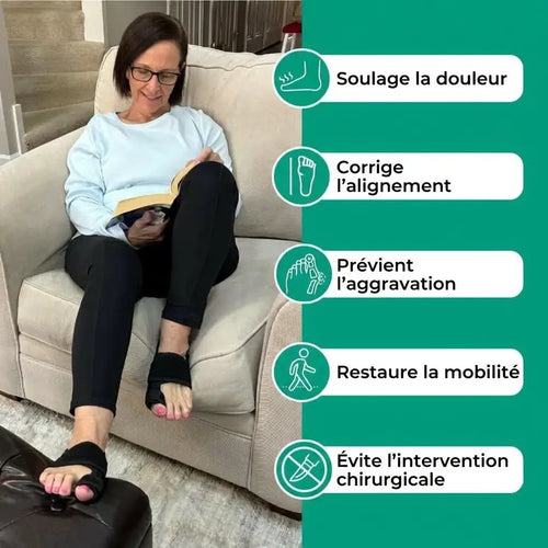 Attelle Valgux™ - Vous souffrez d'un oignon douloureux ? Soulagez la douleur sans chirurgie en seulement 20 minutes par jour !